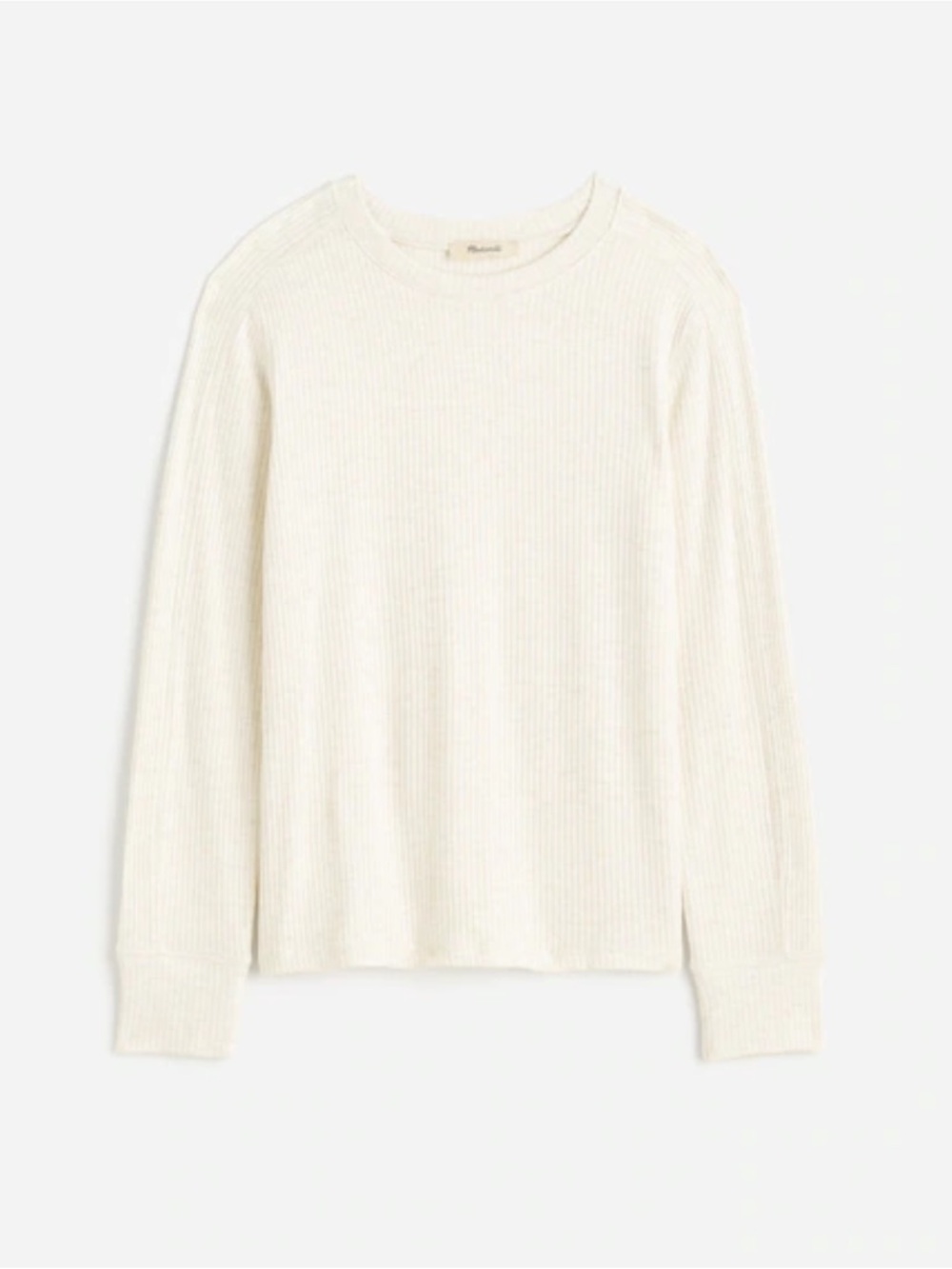 Madewell Ribbed Long-Sleeve Crewneck Tee